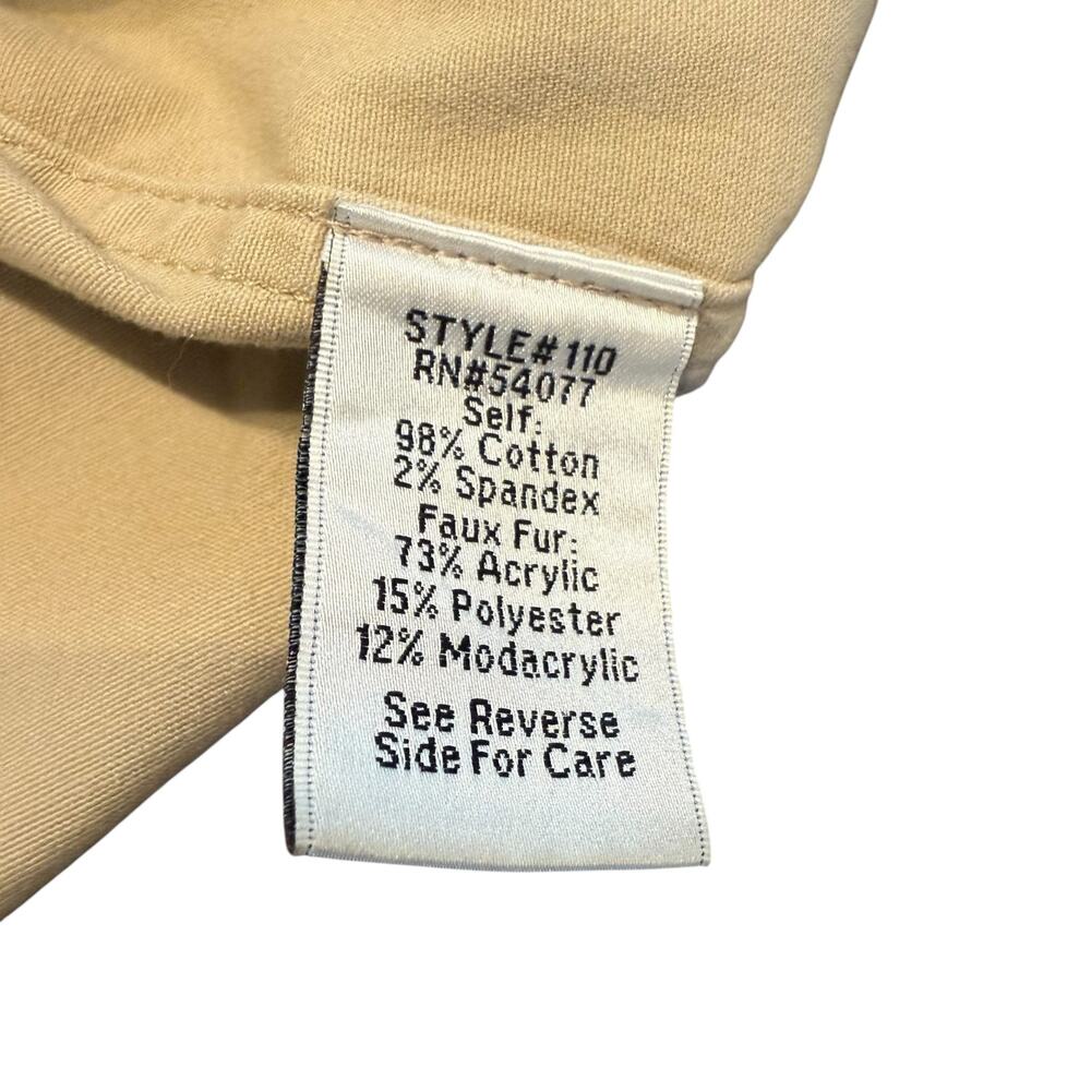 Cabi Women’s tan Nanook faux fur trim hooded jacket, S - Picture 11 of 11
